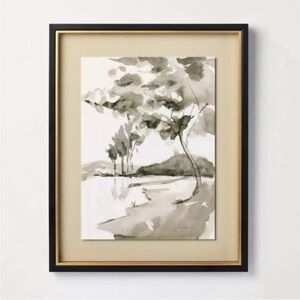Hearth & Hand 16"x20" Washed Landscape Framed Wall Art